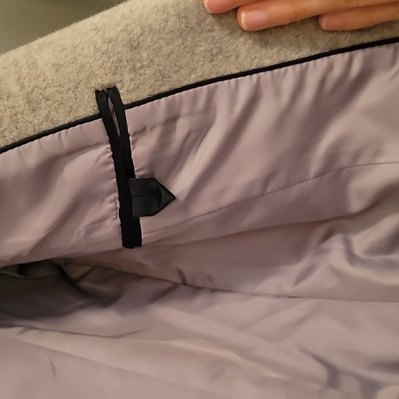 Classic fit grey wool coat (wool 90%) thick and warm coat - Picture 6 of 7